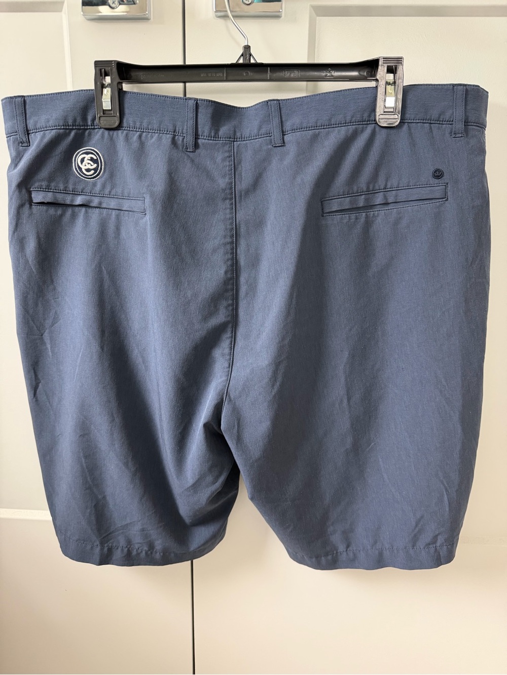 EUC Peter Millar Men's Classic Flat‎ Front Golf Shorts in Slate Blue, Size 40 - Picture 2 of 8